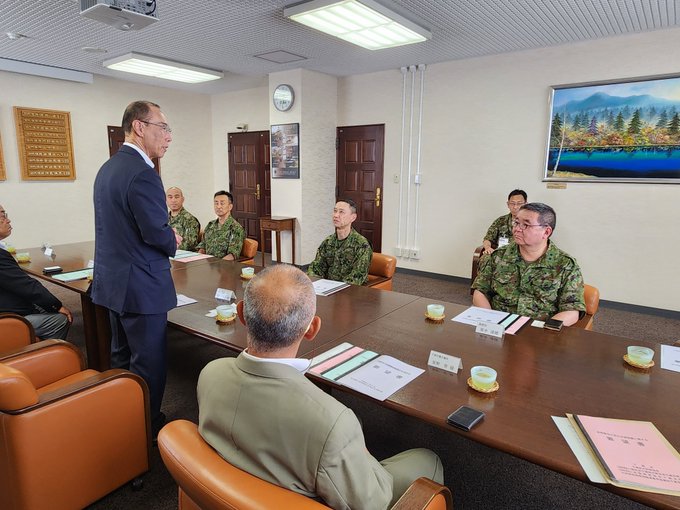 自衛隊北部方面総監部、北海道防衛局への要望活動。